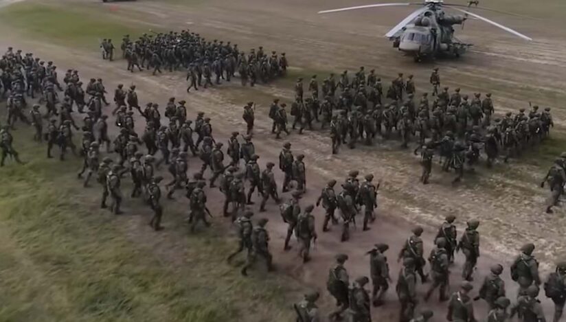 Militari ruși / captua video