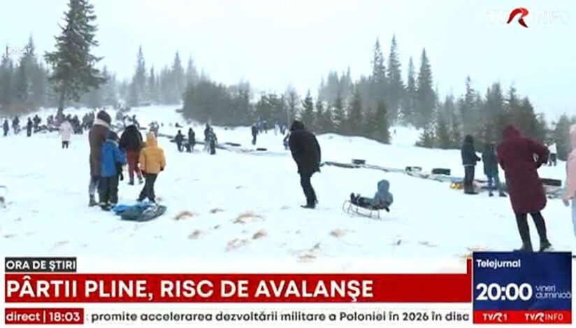 Pârtiile de schi s-au umplut, chiar dacă totul este mai scump. Bate vântul și există risc de avalanșe