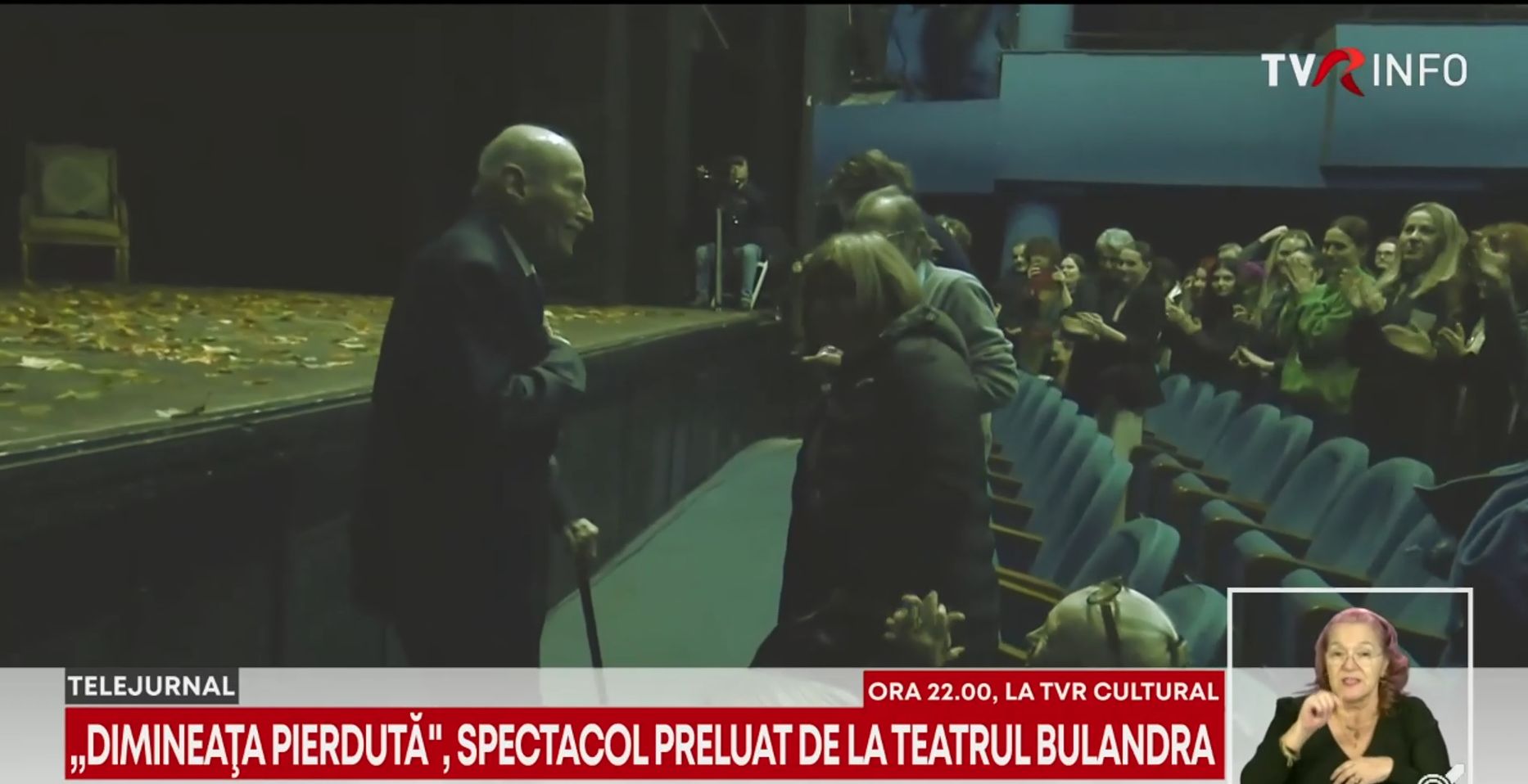 Victor Rebengiuc, omagiat la 93 de ani. Diseară, de la ora 22:00, TVR Cultural difuzează spectacolul „Dimineața pierdută”