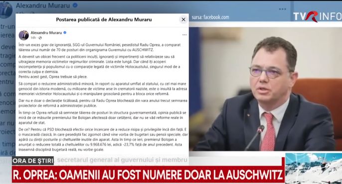 Persoane publice, exprimări discutabile. Se cere demisia lui Radu Oprea, iar Sebastian Burduja a fost reclamat la Consiliul pentru Combaterea Discriminării