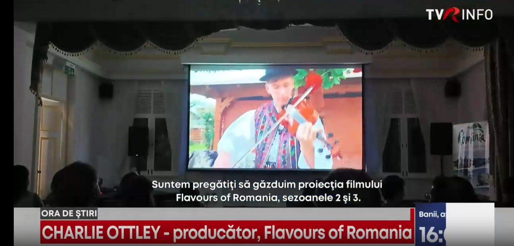 Charlie Ottley promovează România în Thailanda. Publicul a urmărit proiecțiile documentarului ”Flavours of Romania”