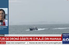 Resturile de dronă găsite pe plaja din Mamaia, analizate de specialiști. Surse: Fragmentul metalic nu avea încărcătură explozivă