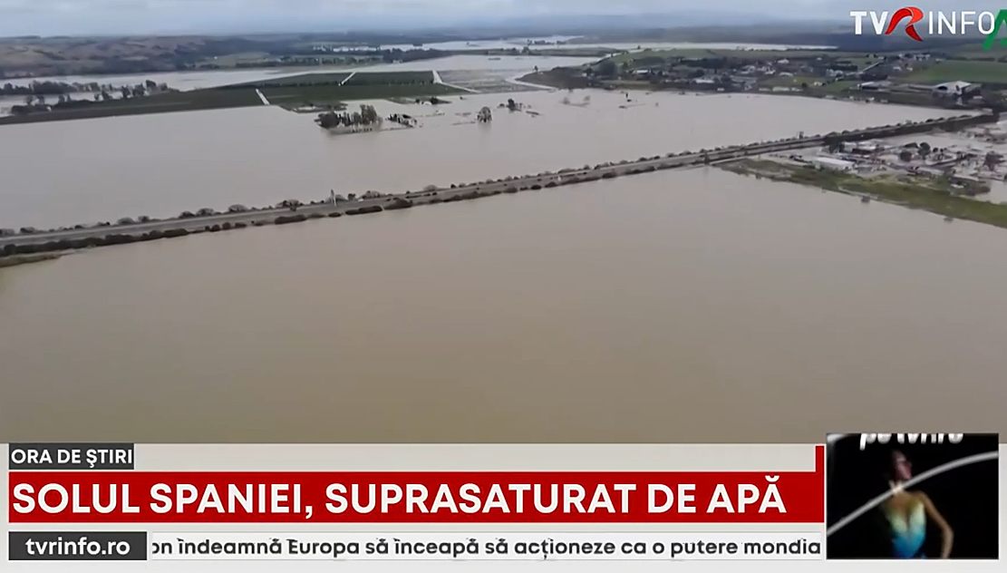 Furtuni fără sfârșit în Spania. Traficul, grav perturbat de inundațiile severe