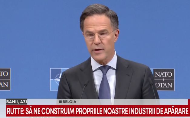 Rutte: Ucraina nu dă dovadă doar de reziliență, se remarcă și prin ingeniozitate, dă dovadă de o inovație incredibilă în domeniul tehnologiei dronelor. Va fi sprijinită industria Ucrainei de apărare în țările aliate