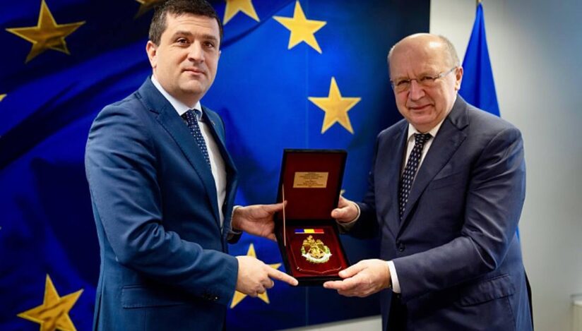 Radu Miruță și Andrius Kubilius. foto: MApN