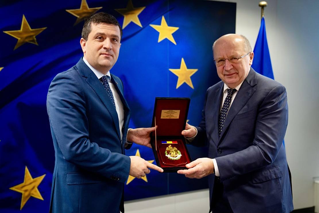 Ministrul Apărării, întâlnire cu Andrius Kubilius, Comisarul European pentru Apărare și Spațiu