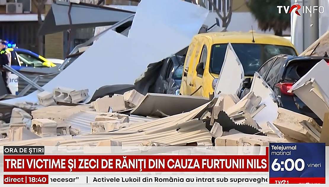 Trei victime și zeci de răniți din cauza furtunii Nils din Europa