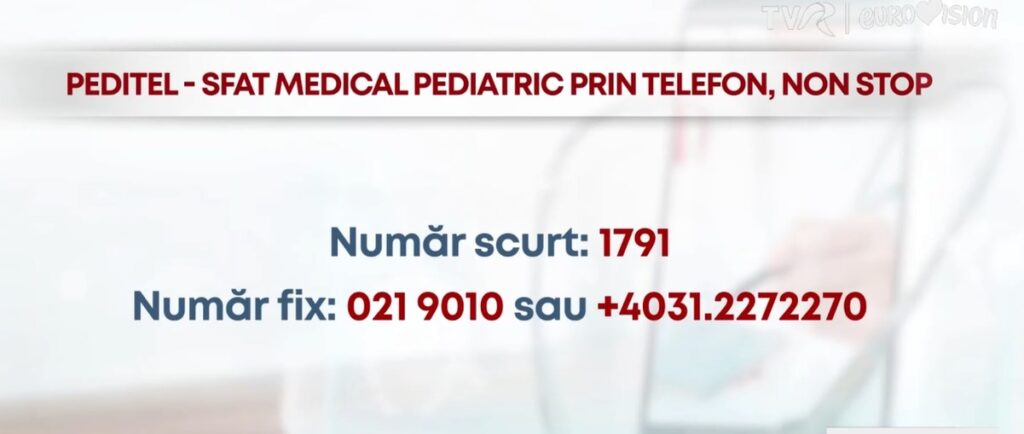 Val de viroze și gripe. Sfaturi gratuite la Peditel, linia de asistenţă medicală pediatrică gratuită