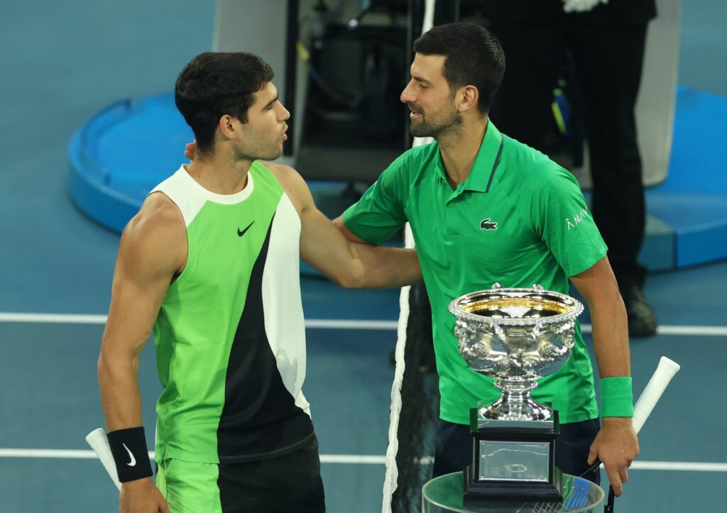 Carlos Alcaraz, campion la Australian Open în fața veteranului Novak Djokovic, devine cel mai tânăr jucător de tenis din istorie care câștigă toate cele patru turnee de Mare Șlem