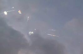 Rachete iraniene interceptate / captura video
