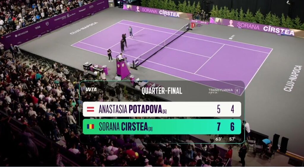 Sorana Cîrstea s-a calificat în premieră în semifinalele turneului Transylvania Open. „Am lacrimi în ochi, este ultima dată când joc aici” 