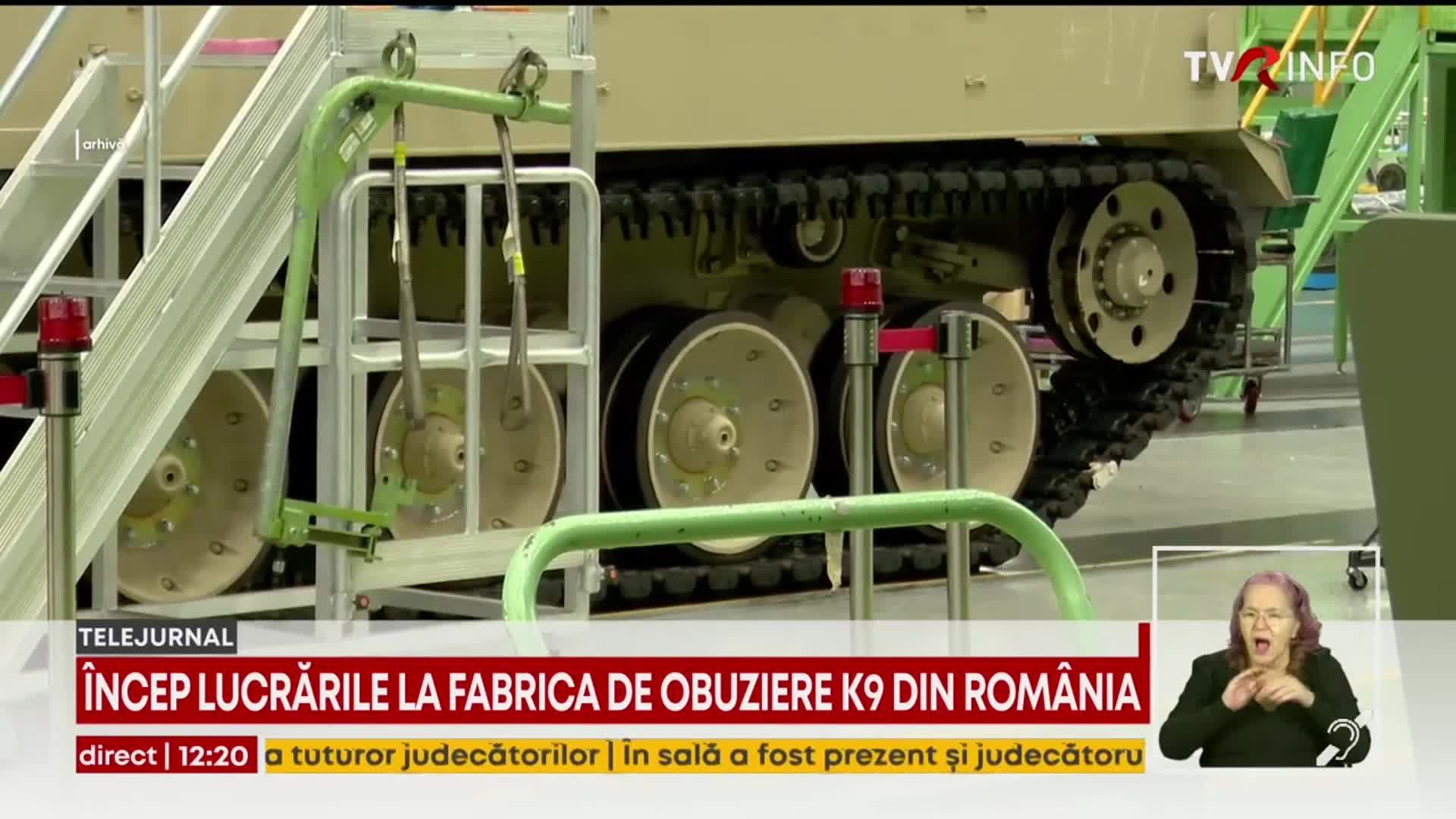 Încep lucrările la fabrica de obuziere autopropulsate K9 din România