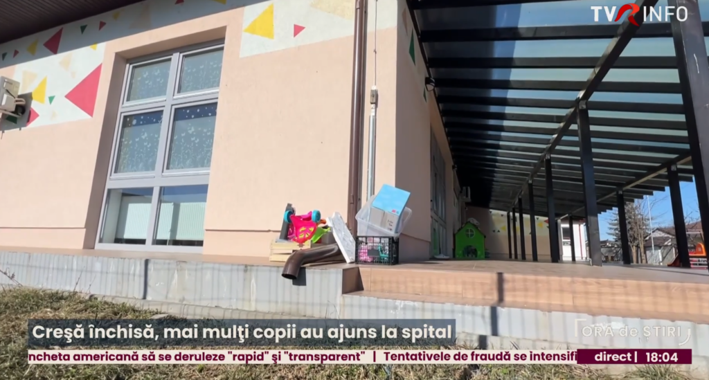 Creşă din Botoșani, închisă după ce mai mulţi copii au ajuns la spital cu vărsături