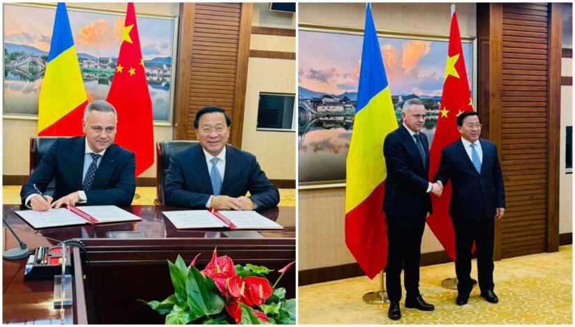 Florin Barbu a semnat marţi, la Beijing, un Memorandum