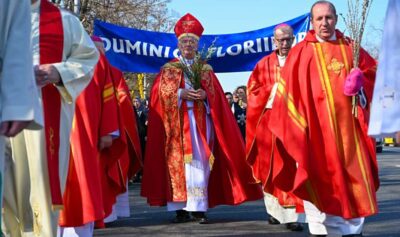 Procesiune romano-catolică de Florii / arcb.ro