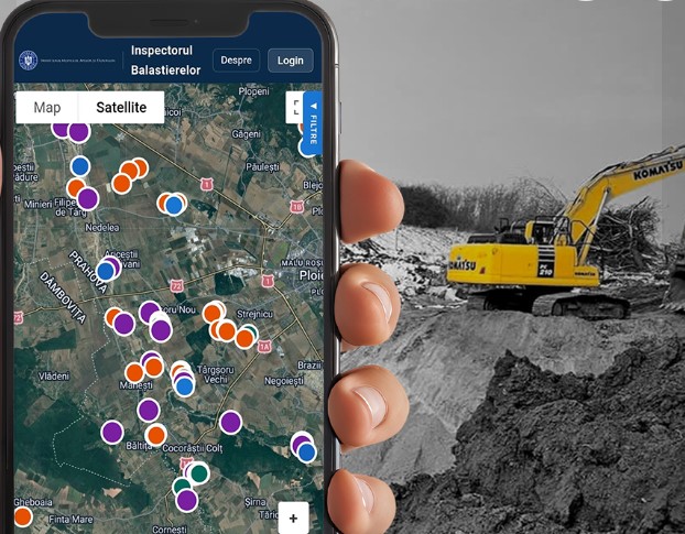 Ministerul Mediului a lansat site-ul “Inspectorul Balastierelor”. Mii de perimetre pot fi verificate cu un singur click
