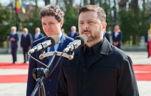 Volodimir Zelenski la Cotroceni / presidency.ro