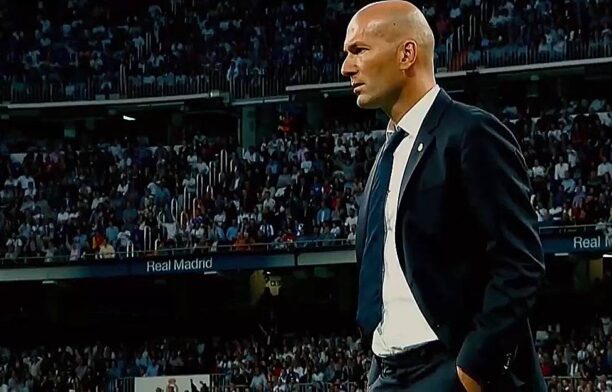 Zinedine Zidane, pe vremea cand antrena Real Madrid / captura video