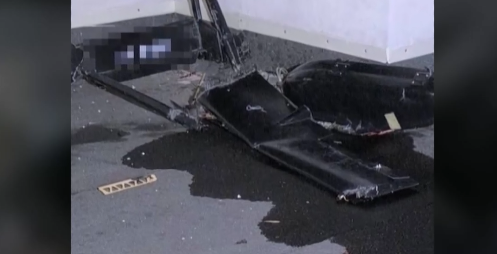 Incident la Chișinău. Un obiect asemănător unei drone a lovit acoperișul unui bloc