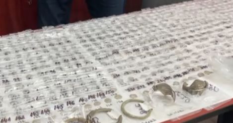 Tezaur din argint găsit în apropierea orașului Darabani din Botoșani