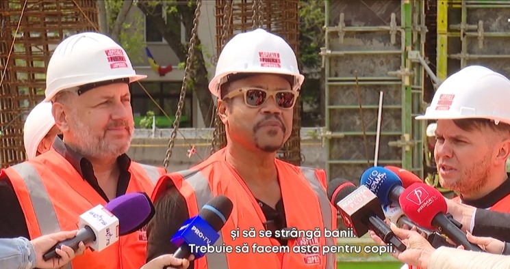 Cuba Gooding JR, la construirea viitoarei Clinici de Psihiatrie Pediatrică. Un proiect spitalicesc de top se conturează și în Sectorul 3