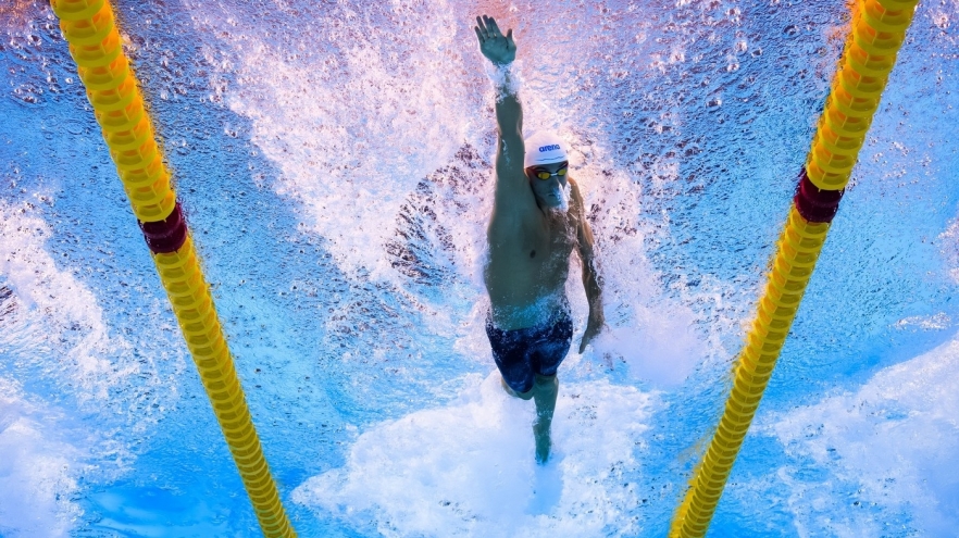 David Popovici, aur la 200 m liber la Campionatele Naționale de la Otopeni