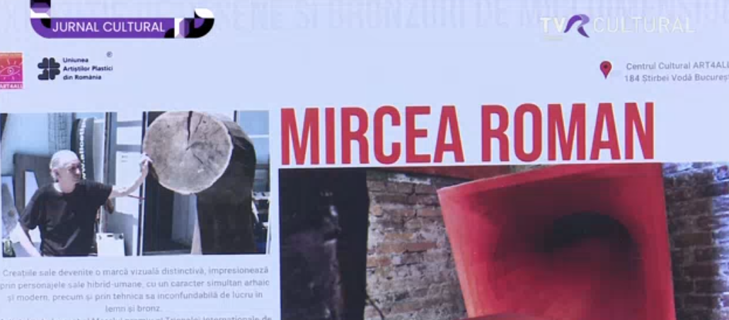 Sculptorul Mircea Roman, expoziţie inedită la  Centrul Cultural ART4ALL din Bucureşti