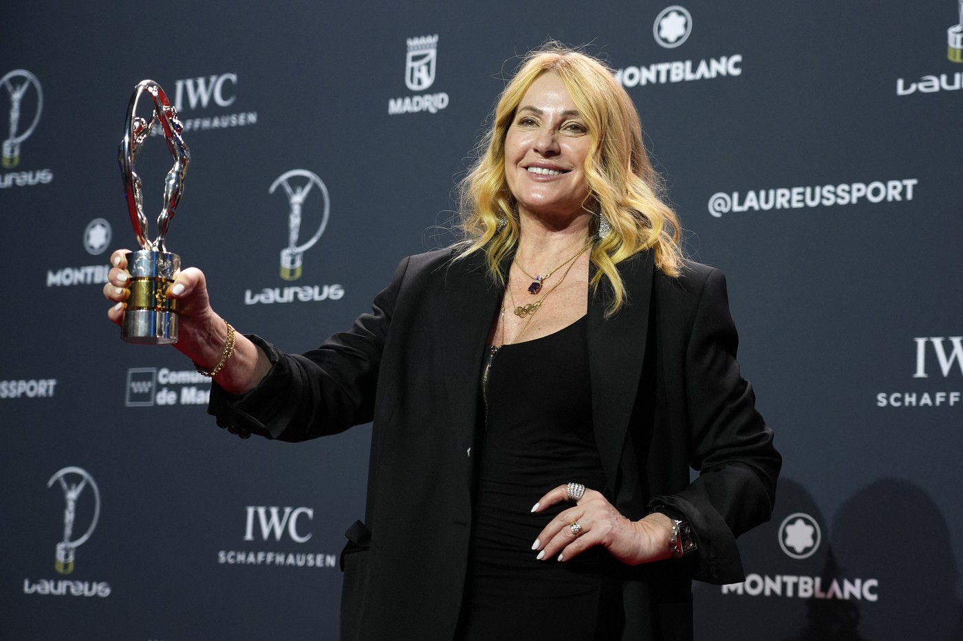 Nadia Comăneci a fost onorată cu un premiu pentru întreaga carieră, la gala Premiilor Laureus, Oscarurile sportului
