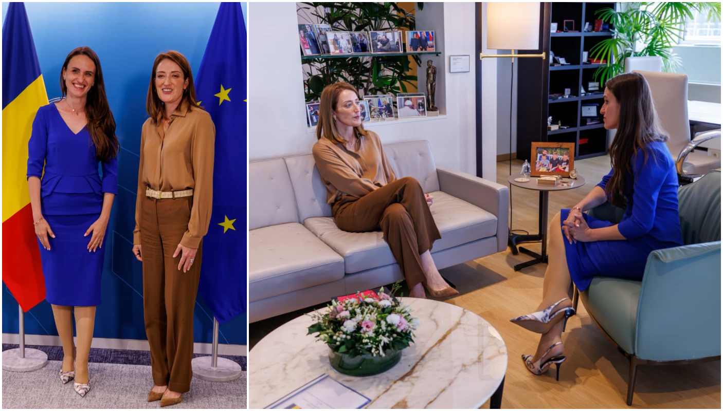 Oana Ţoiu – întrevedere cu Roberta Metsola: România este neabătută în drumul său european