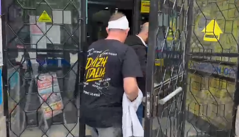 VIDEO. Bătaie în Centrul Vechi între cetățeni ucraineni și membri ai grupului de motocicliști Gremium