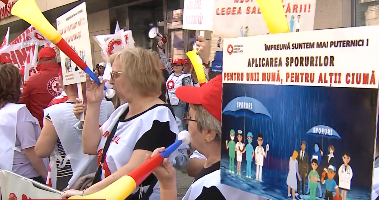 Noua lege a salarizării provoacă primele proteste. SANITAS cere retragerea proiectului