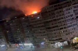 Bloc lovit de dronă la Galați | Autoritățile locale au stabilit să protejeze și să expertizeze clădirea