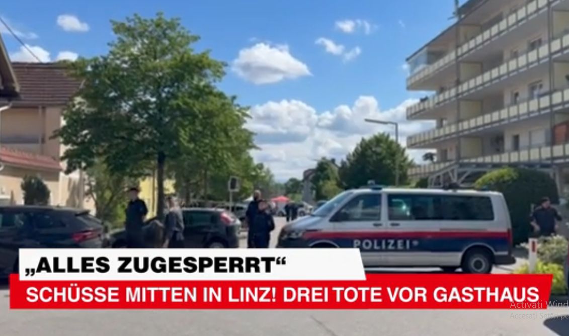 Incident armat la Linz, în Austria: Un bărbat a împușcat mortal două femei, apoi s-a sinucis