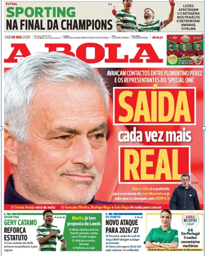 Benfica deja caută înlocuitor pentru Mourinho. Real Madrid, la un pas să bată palma cu portughezul