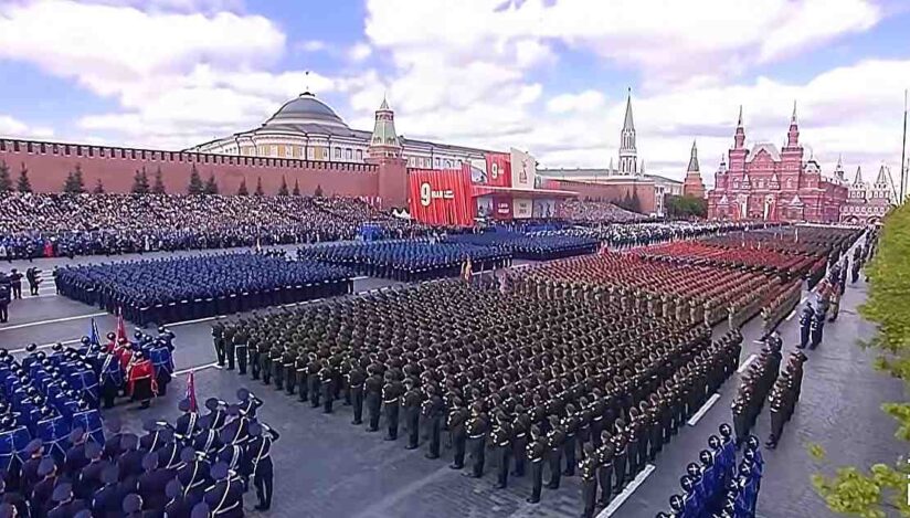 Parada la Moscova / captura video