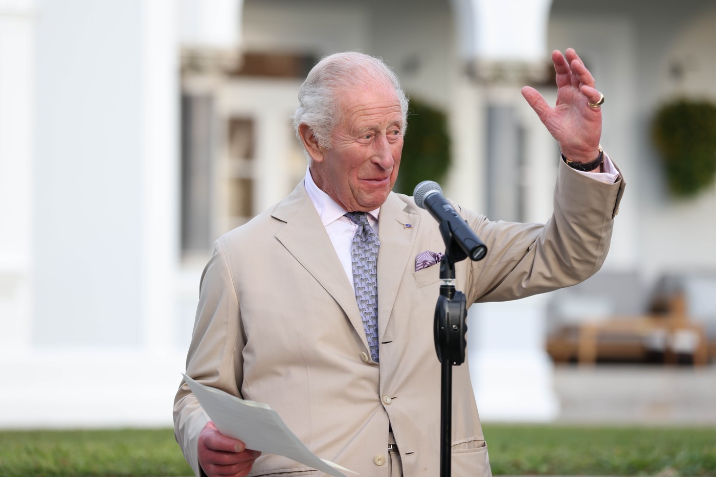 Regele Charles al III-lea își încheie vizita în Bermuda cu lansarea proiectului spațial Nova