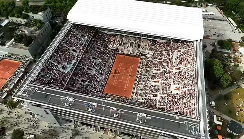 Roland Garros Arena / captura video