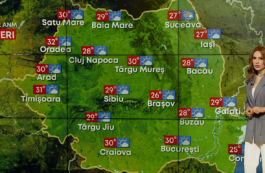 ANM: Coduri galbene de caniculă în 18 de judeţe, sâmbătă şi duminică. Informare de vreme călduroasă în restul ţării, până luni seara