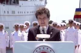 Recep Tayyip Erdogan, alături de Nicușor Dan, la Istanbul: E un punct istoric din parteneriatul nostru. Corveta va asigura siguranța coastei Mării Negre. Cine nu este puternic pe teren nu are un loc unde să se așeze la masă