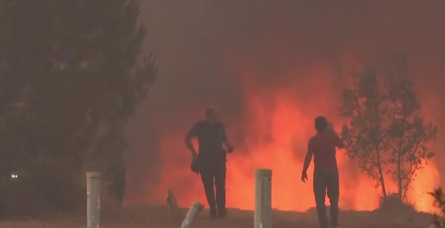 Incendiu de vegetație în regiunea Andaluzia, Spani
