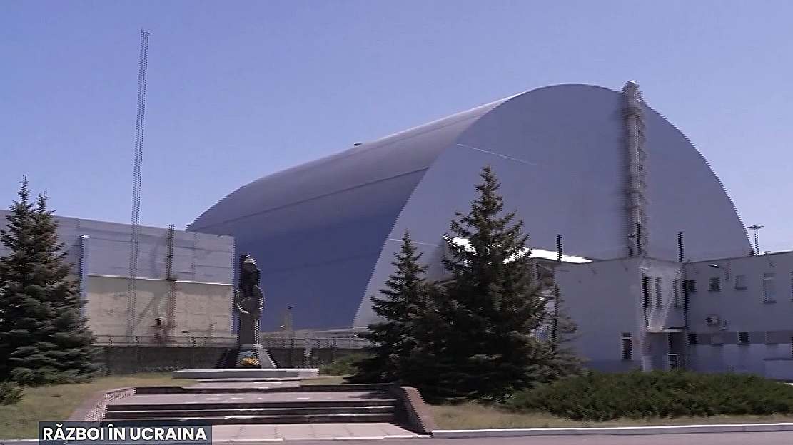 Ruşii au lovit o instalaţie a centralei nucleare de la Cerno