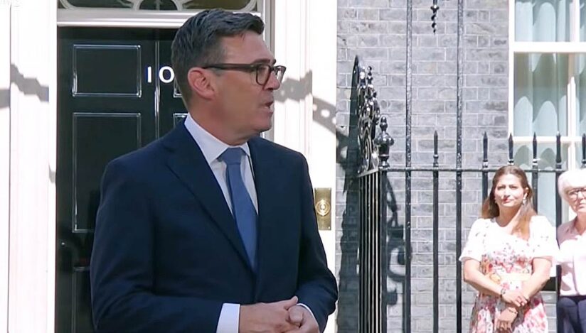 Laburistul Andy Burnham / captura video