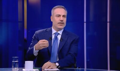 Ministrul de externe turc, Hakan Fidan / captura video