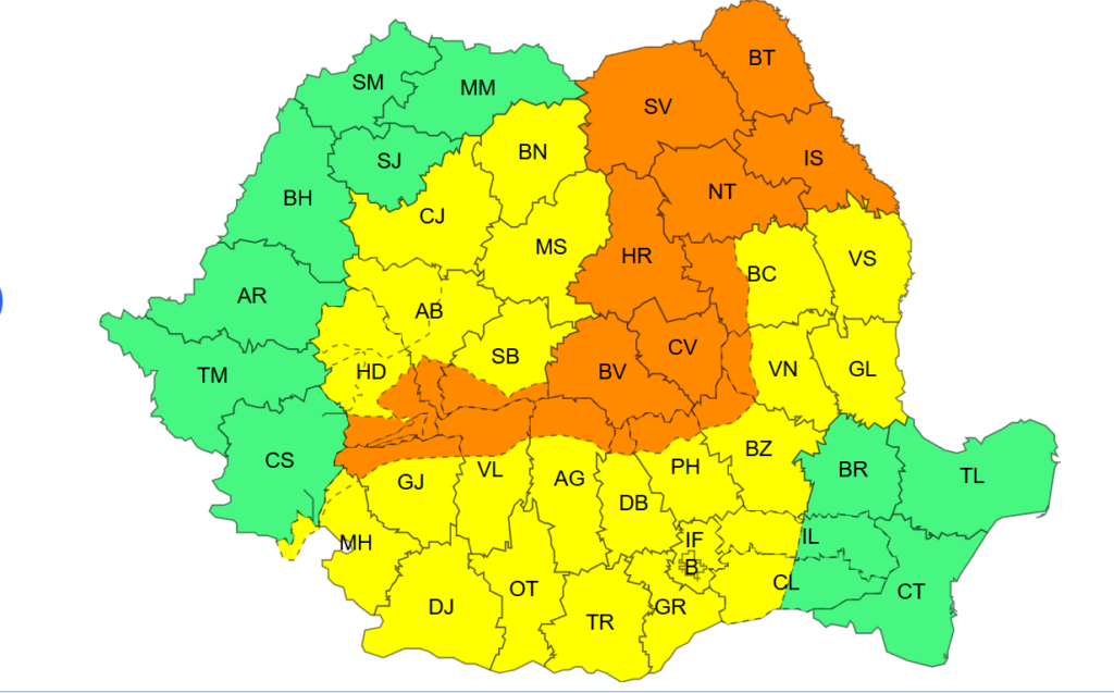 Inundaţii violente la Sinaia și Buşteni, după o ploaie torenţială. Imagini cu viitura care a măturat totul în cale