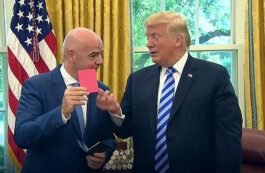 Infantino și Trump / captura video