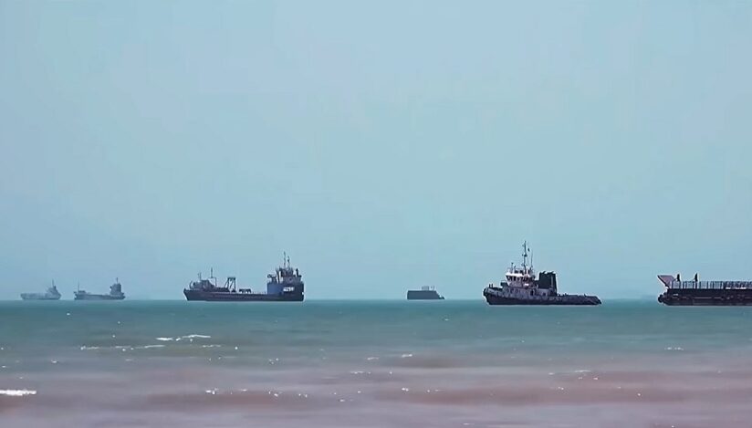 Nave blocate / captura video
