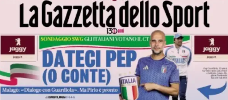 Italienii fac ”marcaj” strâns la Pep Guardiola ca să preia naționala Squadra Azzura