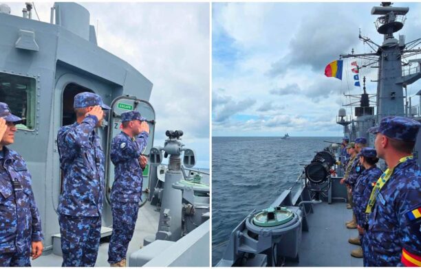 Primul salut marinăresc în Marea Neagră