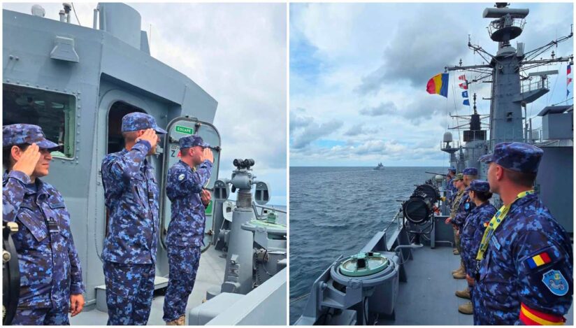 Primul salut marinăresc în Marea Neagră